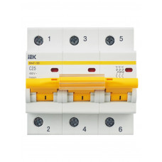 Автоматический выключатель IEK ВА47-100 3P C MVA40-3-025-C в Костанае