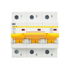 Автоматический выключатель IEK ВА47-100 3P D MVA40-3-025-D в Таразе