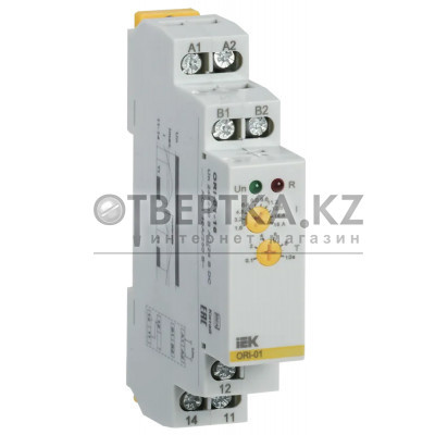Реле тока IEK ORI 1,6-16А 24-240В AC/24В DC ORI-01-16