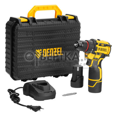 Дрель-шуруповерт аккумуляторная Denzel CDH-BL-12 26108