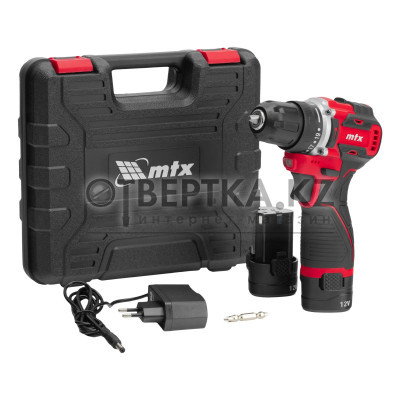Дрель-шуруповерт аккумуляторная MTX CDB-BL-12 26184