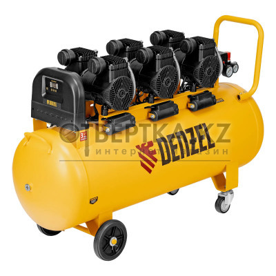 Компрессор безмасляный малошумный Denzel DLP-4500/150 58146