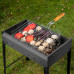 Решетка гриль хромированная 315 х 410 х 65 мм. объемная PALISAD Camping 69562