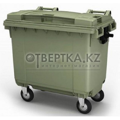 Передвижной мусорный контейнер с крышкой 660 л. Intellpack 25.C19