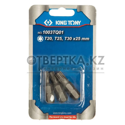 Набор бит KING TONY 1003TQ01 TORX 1/4