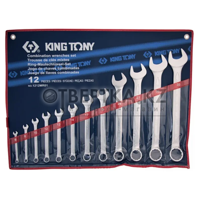 Набор комбинированных ключей KING TONY 6-32 мм 12 шт 1212MR01