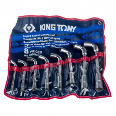 Набор торцевых L-образных ключей KING TONY 8-19 мм 8 предметов 1808MR