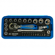 Набор торцевых головок KING TONY с принадлежностями 1/4