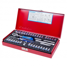 Набор торцевых головок KING TONY с принадлежностями 1/4