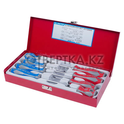 Набор отверток в металлическом кейсе KING TONY 8 предметов 33108MR