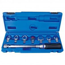 Ключ динамометрический 9х12мм KING TONY с набором насадок 10-17мм 345102E08MR