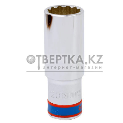 Головка торцевая глубокая двенадцатигранная KING TONY 1/2