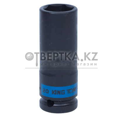 Головка торцевая ударная глубокая шестигранная KING TONY 1/2