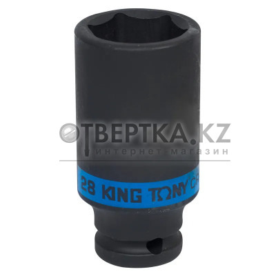 Головка торцевая ударная глубокая шестигранная KING TONY 1/2
