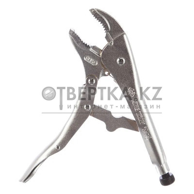 Зажим с фиксатором KING TONY 6011-10R закругленный 250мм