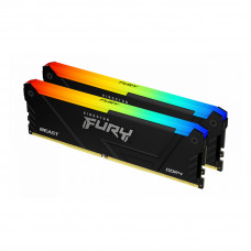 Комплект модулей памяти Kingston FURY Beast RGB KF432C16BB2AK2/16 DDR4 16GB (Kit 2x8GB) 3200MHz в Караганде