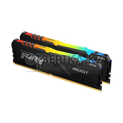 Комплект модулей памяти Kingston FURY Beast RGB KF436C17BBAK2/16