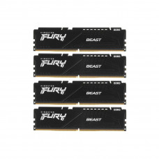 Комплект модулей памяти Kingston FURY Beast KF556C40BBK4-128 DDR5 128GB (Kit 4x32GB) 5600MHz в Таразе