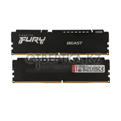 Комплект модулей памяти Kingston FURY Beast Black KF560C36BBE2K2-32 DDR5 32GB (Kit 2x16GB) 6000MHz