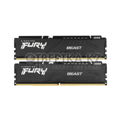 Комплект модулей памяти Kingston FURY Beast KF560C36BBEK2-64 DDR5 64GB (Kit 2x32GB) 6000MHz