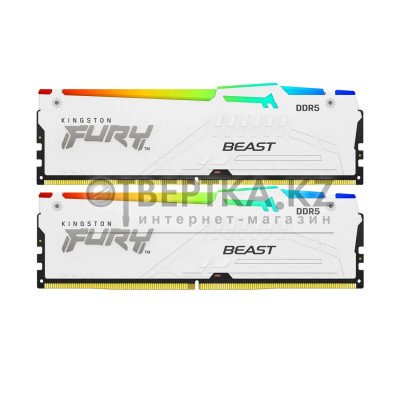 Комплект модулей памяти Kingston FURY Beast RGB KF560C36BWE2AK2-32 DDR5 32GB (Kit 2x16GB) 6000MHz