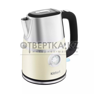Чайник электрический Kitfort КТ-670-3 бежевый