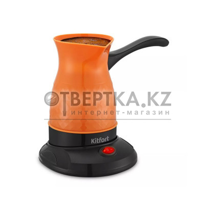 Электрическая турка Kitfort КТ-7130-2 черно-оранжевый