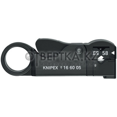 Инструмент для удаления изоляции с коаксиальных кабелей KNIPEX 16 60 05 SB 166005SB