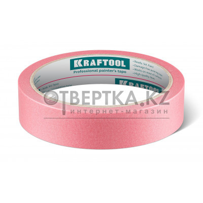KRAFTOOL #200 Delicate 25 мм х 30 м, для деликатных и недавно окрашенных поверхностей, малярная лента (12102-25)