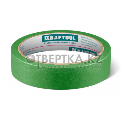 KRAFTOOL #300 Strong 25 мм х 30 м, для грубых и шероховатых поверхностей, малярная лента (12103-25)