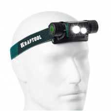 KRAFTOOL KH-7, 1000 лм, 4 режима, 3в1 аккумуляторный налобный/ручной фонарь, 2200мАч (56450) в Астане