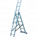 Трехсекционная универсальная лестница с допфункцией 3х6 Krause Corda 013361
