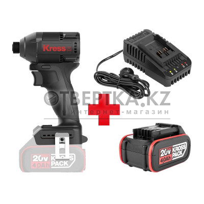 Шуруповерт KRESS KUB61.9+KPB2004+KCH2006