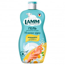 Средство для мытья посуды Ромашка и витамин Е 450мл Lamm 4260704011245