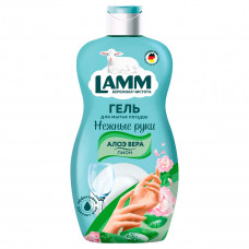 Средство для мытья посуды Пион и алоэ вера 450мл Lamm 4260704011436