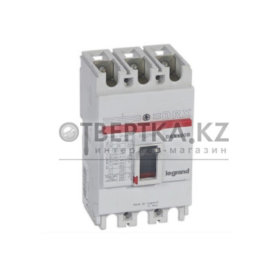 Автоматический выключатель Legrand 27255 3П 80A DRX125 10kA термомагнитный
