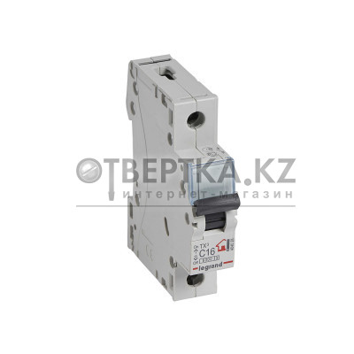 Автоматический выключатель Legrand 404028 1П C16A TX3 6000/6kA