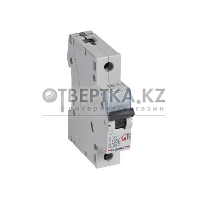 Автоматический выключатель Legrand 404033 1П C50A TX3 6000 6kA