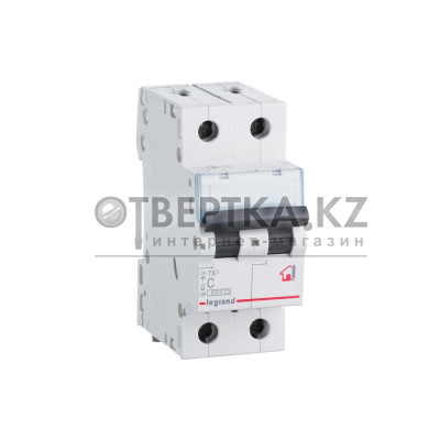 Автоматический выключатель Legrand 404042 2П C 16A TX3 6000 6kA