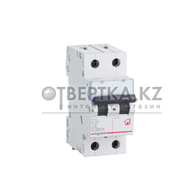 Автоматический выключатель Legrand 404043 2П C 20A TX3 6000 6kA