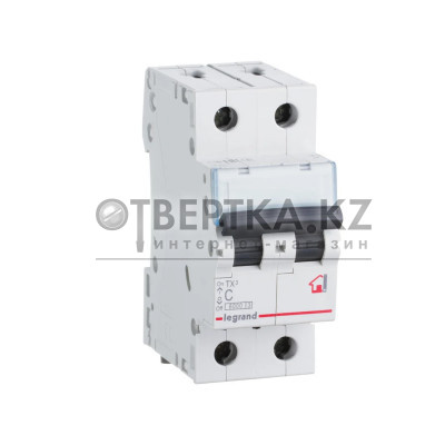 Автоматический выключатель Legrand 404046 2П C 40A TX3 6000 6kA