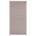 Штора плиссе «Плайн», 70х160 см, текстиль, цвет серый 82057291