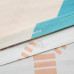 Комплект постельного белья «Геометрия» евро поплин цвет оранжевый/синий 82486907