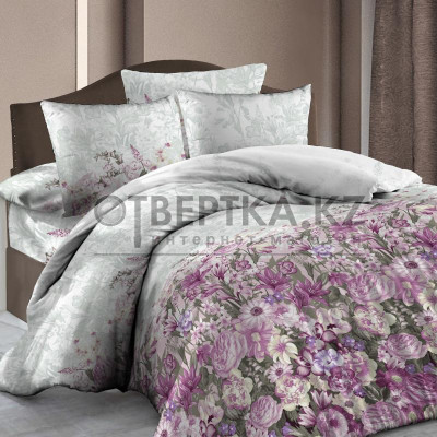 Комплект постельного белья «Империя», евро, бязь, светло-серый 82559236