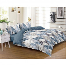Комплект постельного белья «Авангард» евро сатин синий в Астане