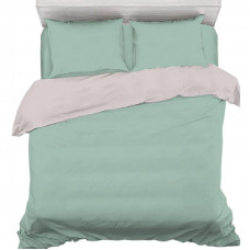 Комплект постельного белья, двуспальный, сатин, цвет фисташковый в Караганде