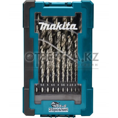 Набор свёрл по металлу HSS-G Makita D-67555