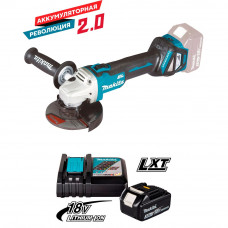Углошлифовальная машина Makita DGA511Z+191A25-2 (BL1830B+DC18RC) в Алматы Углошлифовальная машина Makita DGA511Z+191A25-2 (BL1830B+DC18RC) в Алматы