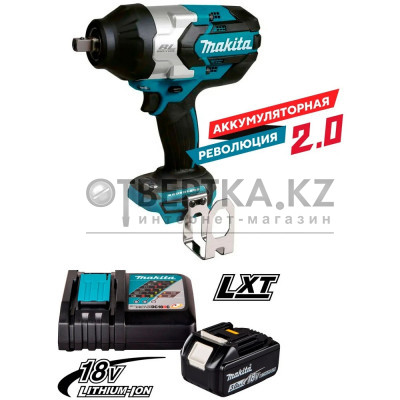 Гайковерт Makita DTW1004Z+191A25-2 (BL1830B+DC18RC) DTW1004Z (набор)