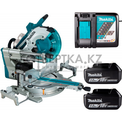 Аккумуляторная торцовочная пила Makita DLS211ZU+197280-8+191A25-2